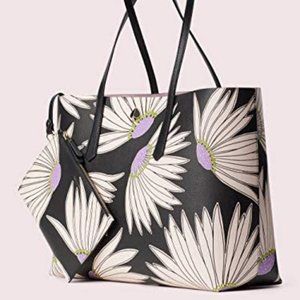 NWT KATE SPADE molly falling flower large tote
